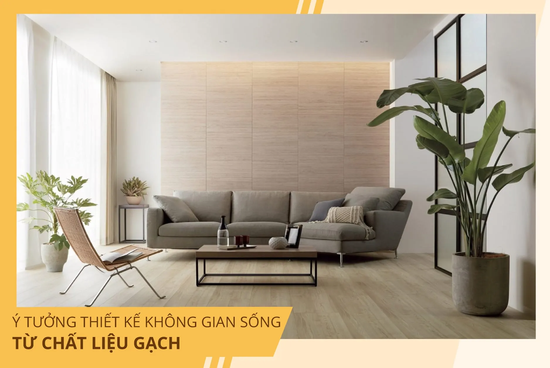 Ý tưởng thiết kế không gian sống từ chất liệu gạch