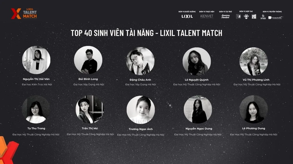 Lộ diện Top 40 tài năng Kiến trúc trẻ tham dự lộ trình đào tạo tiên phong – LIXIL Talent Match – Architecture and Design Internship 2021