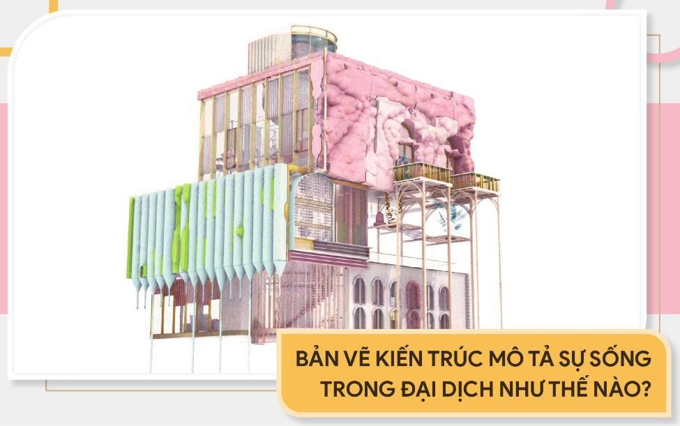 May be an image of text that says "BẢN VẼ KIẾN TRÚC MÃ TẢ SỰSỐNG TRONG ĐẠI DỊCH NHƯ THẾ NÀO?"
